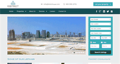 Desktop Screenshot of districtuae.com